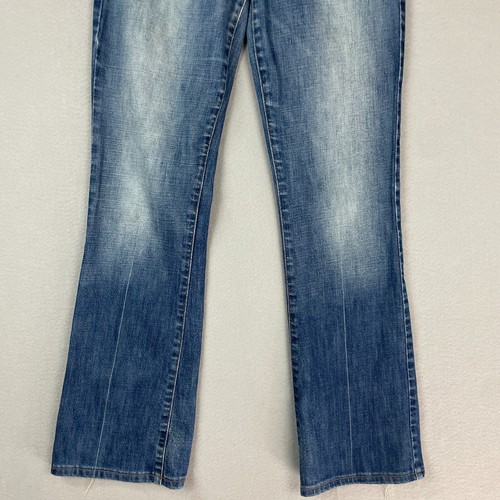 Joe's Jeans Damen 27 Muse Blue Denim Boot Cut Mid Rise Hose Distressed 27x32 - Bild 3 von 18