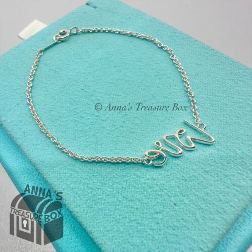 Pulsera Tiffany & Co. Plata 925 Paloma Picasso Graffiti LOVE 6.5" (Bolsa) - Imagen 3 de 5