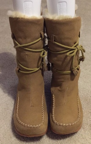 Women's Kalso Earth Montage Sand Winter Lace Up Boots Sz. 6 M - Picture 3 of 11