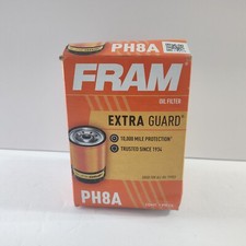 FRAM Extra Guard PH8A, 10K Mile Change Interval Spin-On Oil Filter