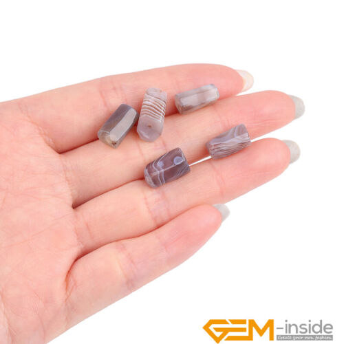 8x12mm Natural Assorted Gemstone Tube Column Faceted Beads Jewelry Making 15" - Foto 107 di 294