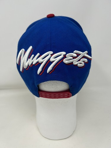 New Era NBA Denver Nuggets 9FIFTY SnapBack Blue Red Basketball Cap Hat New - Picture 4 of 10
