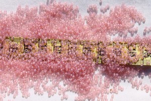 Vintage-French-12-0-Glass-Seed-Beads-Opal-Pale-Pink-1oz