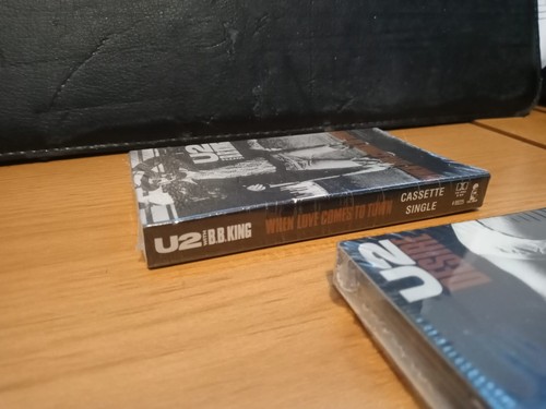 U2 - US Import Cassette Singles - Desire - When Love Comes To Town - NEW SEALED - Picture 3 of 5
