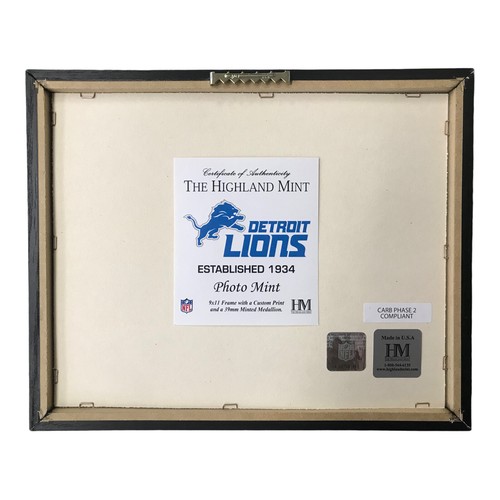 NFL 9" x 11" Photo Frame with Custom Print and A Minted Medallion Coin - Picture 25 of 38