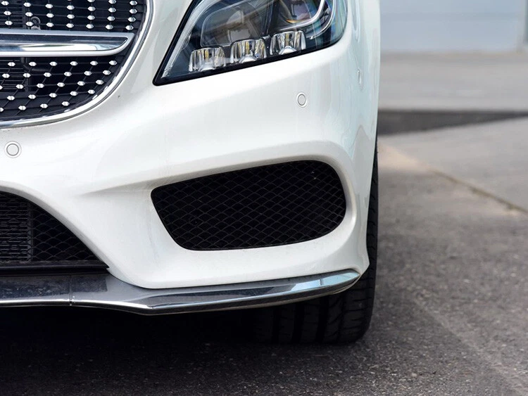 Moldura de labio de parachoques delantero cromada para Mercedes Benz 15-18 CLS400/550 W218 Foto 3 de 4