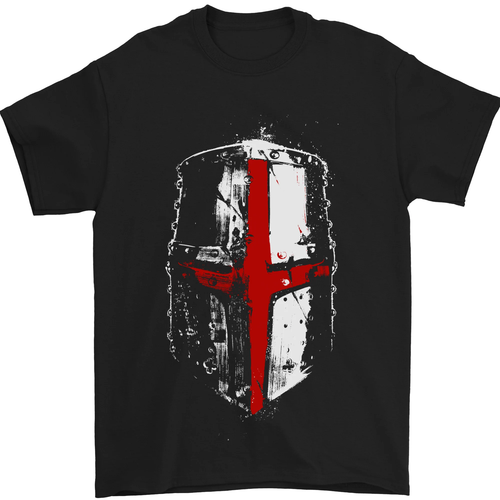 Helmet Gym England Flag St Georges Day Mens T-Shirt 100% Cotton - Picture 18 of 98