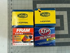 NOS 4-pack lot Fram PH8873 oil filter STP Mopar 3322 HP-1011 L20049 47099 57099