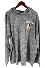 MSX por Michael Strahan para NFL Manga Larga Camuflada Sudadera con Capucha Pieles Rojas