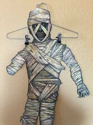 Vintage Beistle Halloween Die Cut Jointed Mummy Decoration 41" 1995 See Pics - Picture 2 of 4