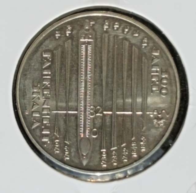 10 Euro " 300 J. Fahenheit Skala " 2014 - Mzz. J 10 Euro " 300 J. Fahenheit Skala " 2014 - Mzz. J