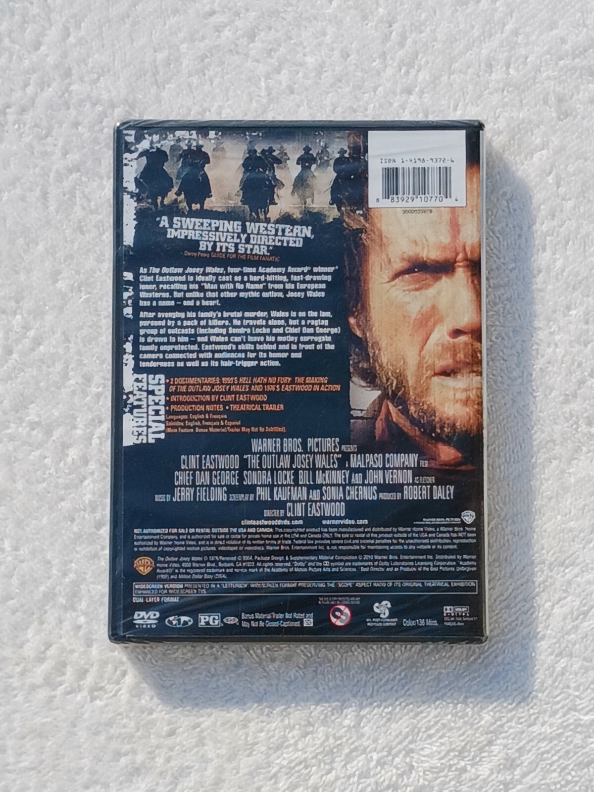 The Outlaw Josey Wales DVD Clint Eastwood Western NEW Sealed The