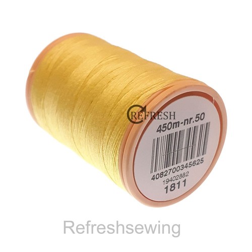 Coats Cotton 450m spool 100% Pure Mercerised Nr50 BUY 6 And Have FREE Delivery - Picture 5 of 25