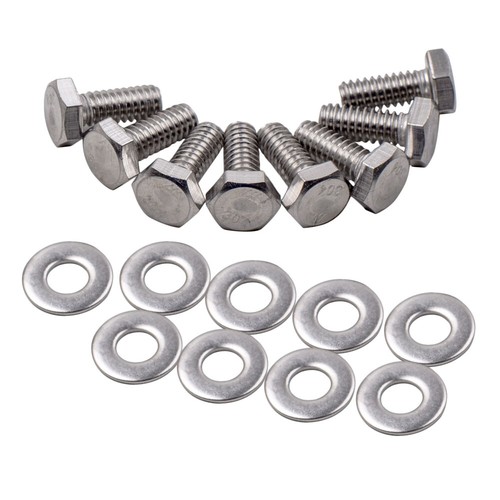 Bloque pequeño for Chevy SBC 265 283 305 307 327 350 400 Stainless Hex Bolt - Picture 3 of 12