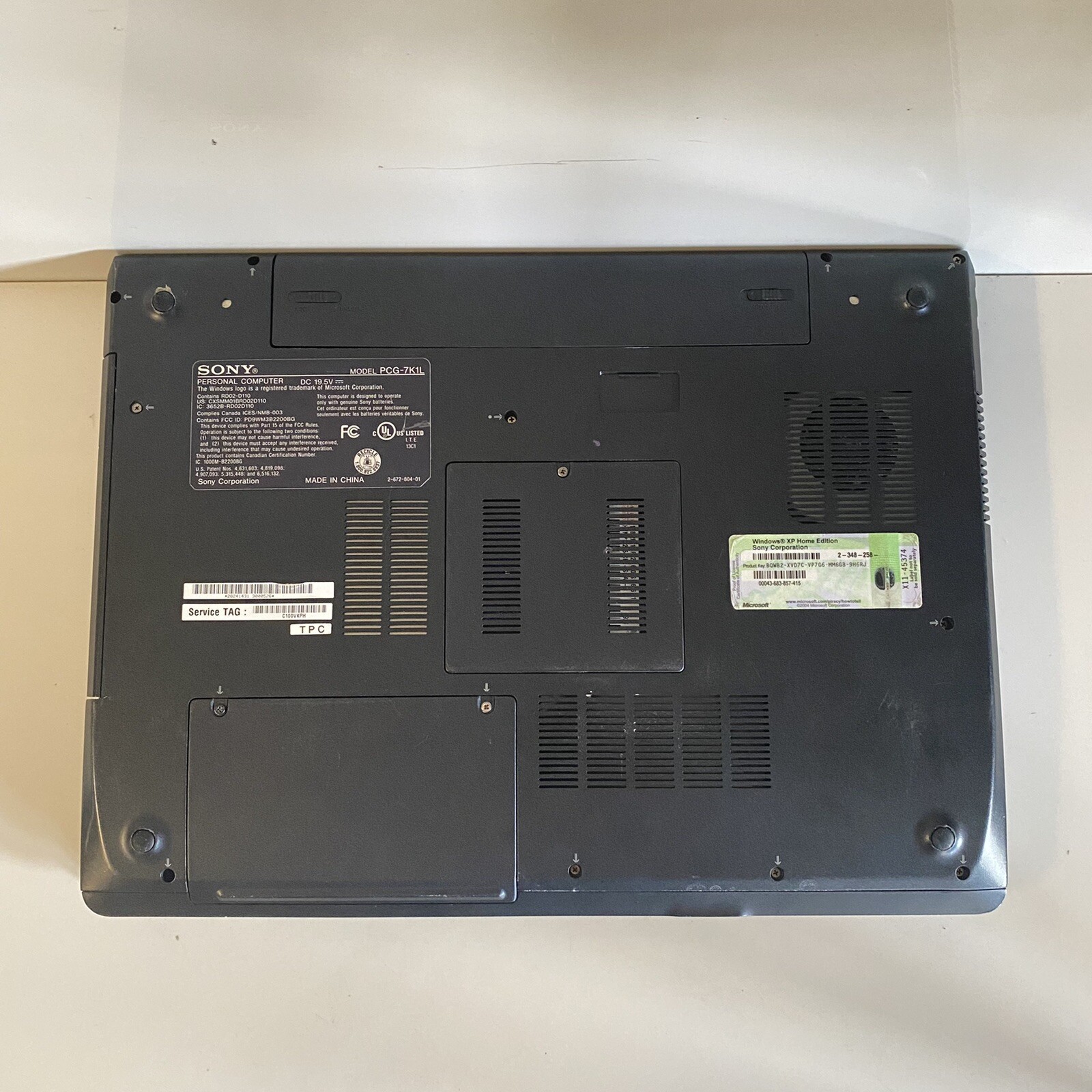 14” Sony Vaio PCG-7K1L 2GB RAM 160GB HDD Windows 7 - Picture 9 of 10