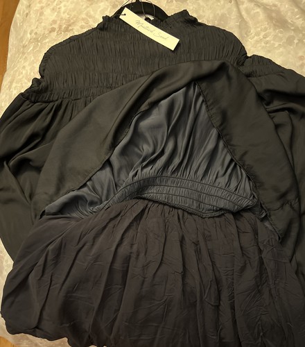$78 Mustard Seed Smoke Yoke Mini Dress Size L NWT - Picture 8 of 10