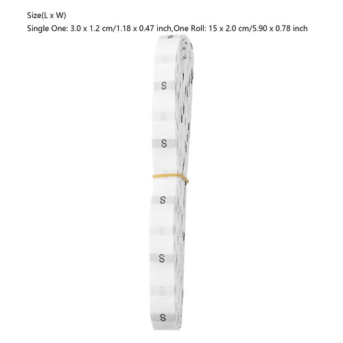 400 piezas etiquetas de tamaño tejidas hechas a mano para etiquetas de ropa de costura hágalo usted mismo S/M/L/XL - Imagen 73 de 104