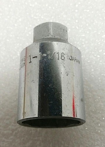 Oil Pressure Sending Unit Socket 1 1/16", PLEWS Tools 72-281, 3/8" Drive, Japan - Picture 4 of 7