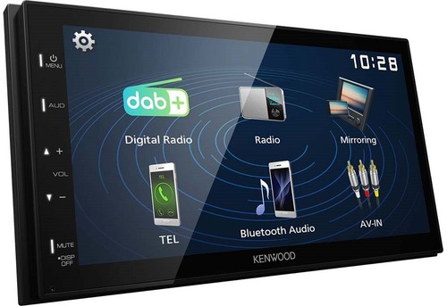 Kenwood 2DIN DAB+ Autoradio für Volvo V70 II 2000-2003 schwarz - Bild 4 von 5