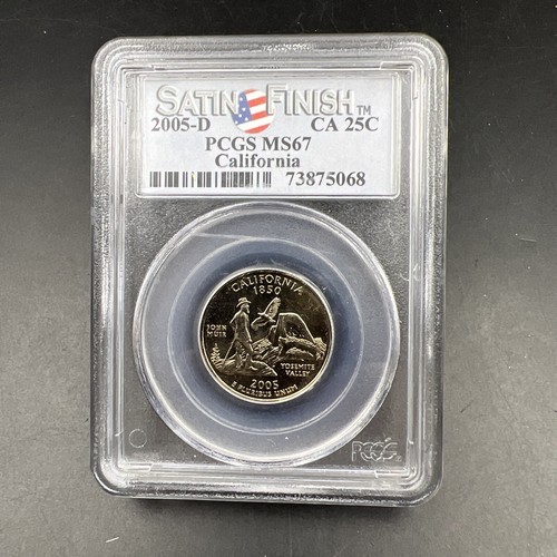 2005 D 25c California State Quarter PCGS MS67 Satin Finish #068 - Picture 3 of 3