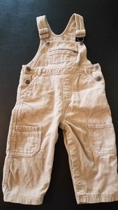 baby boy khaki overalls