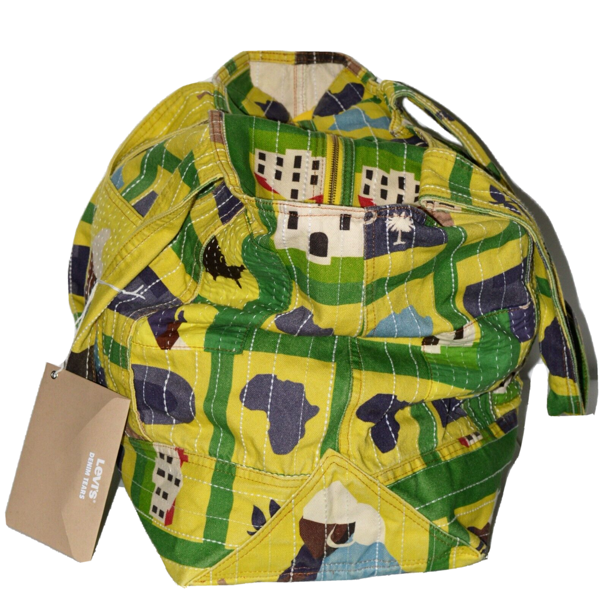 Levi's Denim Tears Gullah Quilted Tote Bag | eBay