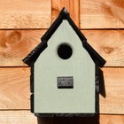 Dusted Aloe ~~ Bird House Nest box Wood Weather Resistant Handmade Wild Bird