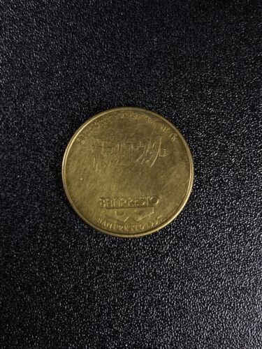 Vintage Pokemon Chansey Banpresto Metal Gold Coin 1997 - Picture 3 of 5