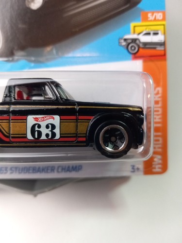Hot Wheels '63 Studebaker Champ Race Truck. HW Hot Trucks #5/10 - Picture 3 of 9