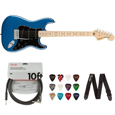 Squier by Fender Affinity Stratocaster, Maple fingerboard, Lake Placid Blue Kit | eBay Squier by Fender Affinity Stratocaster, Maple fingerboard, Lake Placid Blue Kit | eBay