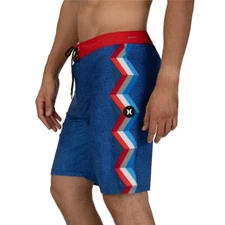 Men's HURLEY JJF 20" BOARDSHORTS - BLUE Size 34.