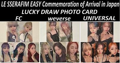 LE SSERAFIM EASY JAPAN LUCKY DRAW OFFICIAL PHOTO CARD LE SSERAFIM EASY JAPAN LUCKY DRAW OFFICIAL PHOTO CARD