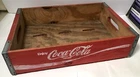 Vintage Enjoy Coca Cola Wooden Crate Red 12-16 Ounce Delta Case  Coke Wood Tray