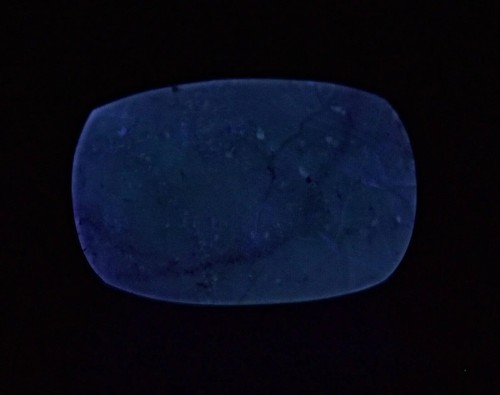 0.95 Ct Rare Fluorescent Phosphorescent Color Change Hackmanite Faceted Gemstone - Picture 8 of 8