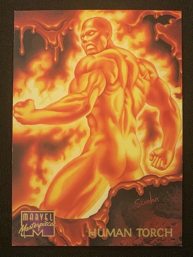 1995 MARVEL MASTERPIECES BASE CANVAS HOLOFLASH SET + CARD SINGLES YOU CHOOSE - Picture 66 of 169