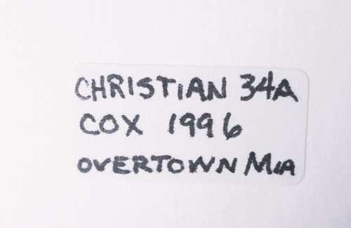 Ed Cox Erotic Gay Photograph CHRISTIAN Dancer Overtown Miami 1996 Signed Matted - Picture 5 of 5