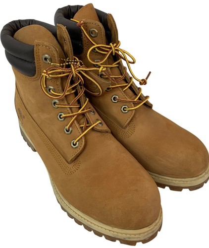 Timberland Mens 6" 73542 Waterproof Boots Size 8.5 M Nubuck Leather G9073