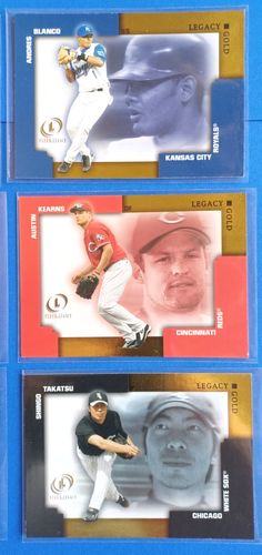LOT OF 6 2004 FLEER LEGACY BASEBALL GOLD PARALLELS BANKRUPTCY NO NUMBERS - Picture 5 of 6