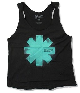 T-Shirts-Size-XS-New-Authentic-Red-Hot-Chili-Peppers-Blue-Astrix-Juniors-Tank