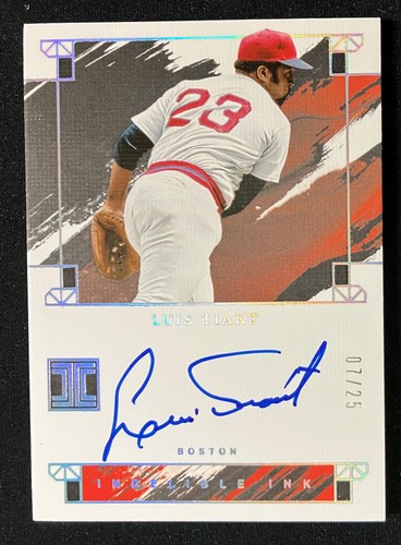 LUIS TIANT BOSTON RED SOX 2024 PANINI IMPECCABLE INDELIBLE INK AUTOGRAPH AUTO/25
