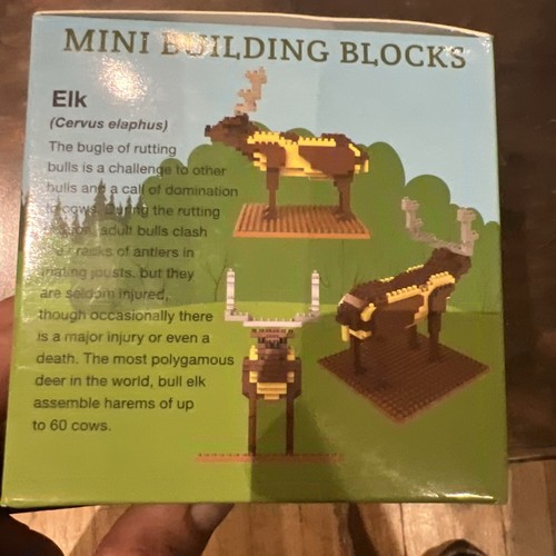 Mini Building Blocks Elk 174 pieces, Gift for Ages 7+ - Picture 2 of 4