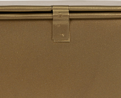 Decorative Metal Boxes with Gold Finish (Set of 3 Sizes) - Picture 9 of 12