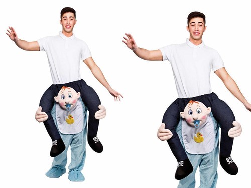 Shoulder Carry Me Ride On Piggy Back Fancy Dress Costume Outfit Mens Ladies New` - Picture 21 of 51