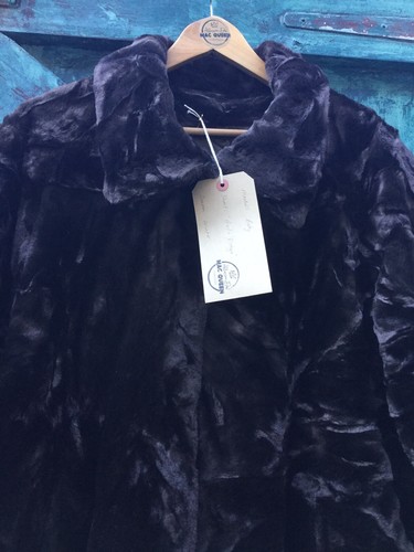 Vgc style en femme Hepburn fourrure brune Manteau Audrey Foxrun Swing Vintage pour 6aqdRBdT