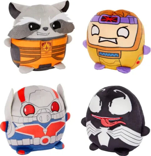 Neu - Disney 100 Marvel Cutopia 5 Zoll Plüsch 4-teiliges Set Rakete Spiderman Venom Modok - Bild 2 von 7