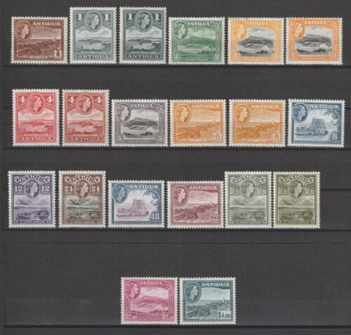 ANTIGUA 1953/62 SG 120a/34 MNH Cat £125.75 - Picture 1 of 2