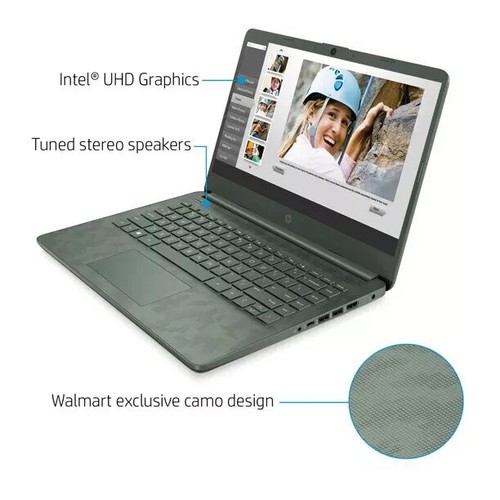 HP 14" i5 256G SSD Laptop Digi Camo NEW upgrade into 16GB - Picture 4 of 8