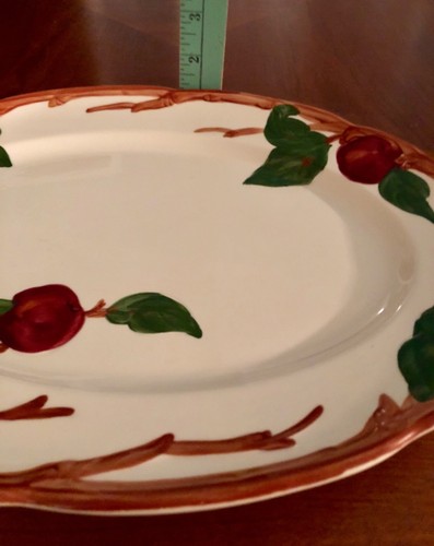 Franciscan Apple Oval Platter Made USA Approximately 14x10 Inches nov18 - Picture 4 of 9