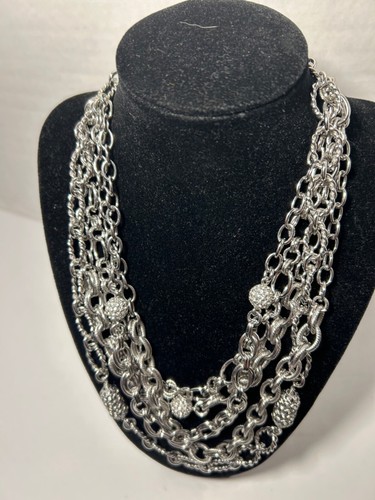 Chloe + Isabel Antique Rhodium Plated and Pavè Convertible Necklace