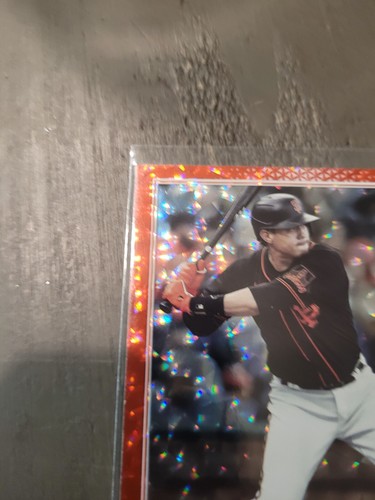 2022 Topps Series 2 Wilmer Flores Red Foilboard Parallel 119/199 Giants - Picture 4 of 7